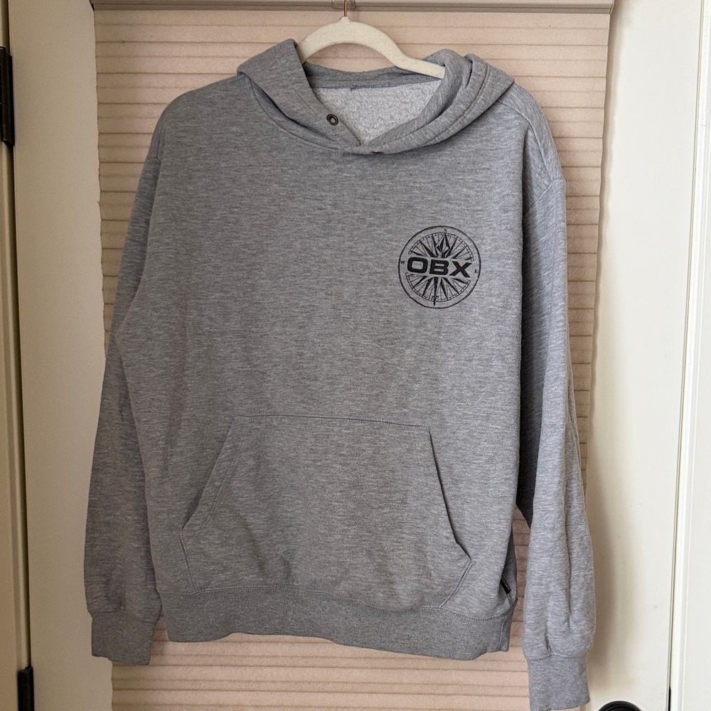 Gray Men's outer banks Hoodie Sweater